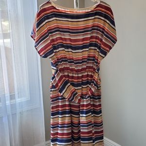 Oddy Striped Dress - Size Large